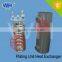 Shell and coiled tube evaporator for salt water chiller unit