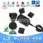 Interchangeable plug power adapter 12V 1A switching power adapter with CE/UL certification/