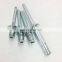 Aluminium steel multigrip flat csk head blind rivets
