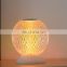 new design crystal table lamp bedside living room ambient 3D led moon night light charger table lamp