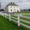 High strength galvanized steel pure white multi-layer beam protection of racetrack in horse farm Horse Fence