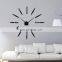 K&B hot factory fashion high quality modern EVA+Acrylic diy digital wall clock