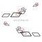 Car Sticker Both Side Body Auto Vinyl Film Decals Car DIY Sport Styling Sticker Tuning Car Accessories Sticker