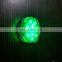 2019 Remote controlled waterproof submersible LED light base under vase lighting RGB led light