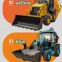 High Performance Hydraulic Backhoe Backhoe Loader With Spare Parts