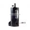 AUSO Universal Aluminum Auto Parts Car Modified Round Oil Breathable Pot Waste Gas Oil Recovery Pot Catch Can With Drain Valve
