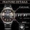 Lige 9902 Modern Mens Stainless Steel Hand Watch Quartz Movt Chrono Water resistant Luxury Men Watch Reloj