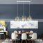 Modern Stainless Steel Chandelier Living Room Creative LED Pendant Light Gold/Chrome Dinning Room Tree Branch Ceiling Lamps