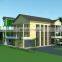 Modern Prefabricated 3 Storey Apartment Steel Structure Prefab Flat Building with Car Garage for Renting