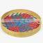 Best Seller Flat Bamboo Serving Tray Basket High Quality Coffee Tray For Fruit Basket Wholesale Multifunction