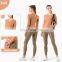 Custom Logo Slim Fit Women Long Sleeve Tops Out Wear Nude Sports T Shirt With Thumb Holes