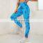 Wholesale workout yoga gym athletic leggings high waist custom logo yoga leggings for women tie dye gym leggings