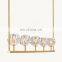 Modern Brass Ball Crystal Chandelier Gold Ceiling Lighting with Restoration Pendant Lamp Factory Sales Home Office Living Room