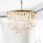 Modern American Crystal Glass Rod Pendants Chandelier Lighting Fixture For Living Room Dining Room Kitchen Island Foyer Lobby
