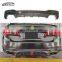 G30 F90 M5 Carbon Fiber FD Style Rear Diffuser With Light Rear Bumper Lip For BMW 5 Series G30 F90 M5