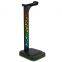 5 in 1 OEM ODM Headphone Hanger for Headphones Headset Stand with USB Outputs  RGB Gaming Headset Holder