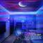 Bluetooth Aurora Projector Northern Lights Projector Lamp with Moon Star Galaxy Remote Night Light Projector With Music Speaker