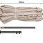 outdoor big size 3-head steel umbrella waterproof and sunshade