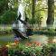Metal Water Fountain Fish Sculpture for Public Decoration