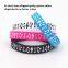 Manufacturer Promotion Soft Rubber Wrist Band Eco-friendly Imprinted Bracelet for Party