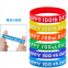 Hot Selling Customizable Silicone Sports Wristband with Personalized Logo for Promotional Events