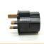 Super PC CE ROHS Approved White Earthed Schuko Euro to UK 3 Pin Mains 13A Fused Plug Travel Adaptor Socket