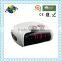 Colorful Digital PLL Alarm Clock Radio Light Rim Dimmer Radio
