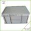 PP collapsible plastic container for transpotation with lid