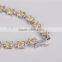 Unit Price of 18K Gold Diamond Bracelet And Necklace Jewelry Set