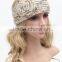 2015 New Patterns Fashion Women Ladies Flower Knitted Head Band