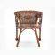 Outdoor Leisure Balcony Metal Coffee Table Rattan Dining Chair Rattan Cane Furniture