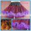 infant baby skirt crochet pettiskirt hot pink fluffy kids petticoat grape bow girl tutu