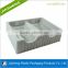 Hot sale flocking vacuum forming plastic cosmetic insert tray for skin care