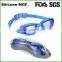 Cheap wholesale silicone belt rubber swim goggles anti fog