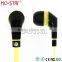 Smartphone In-ear headphone with remote control for Android