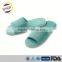 Custom embroidery/transfer print logo disposable hotel slippers