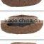 Large Bagel Dog Bed Faux Suede