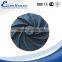 Corrosion and abrasion resistant rubber impeller