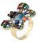 >>New model SW16472 unique adjustable colorful butterfly finger ring/