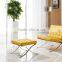 Modern Lobby Sofa Chair, Modern Style Leather Sofa, Barcelona Chair with Ottoman SF-505