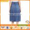 Women Denim Stretch Skirts Ladies Washed Sexy Skirts Blue Cotton Wholesale Summer Skirts Design For Lady