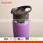 2016 new design colorful power coating vacuum water bottle with handle lid