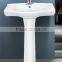 B60 restroom ceramic pedestal basin in hot sale