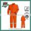 cotton fire retardant orange safety working coveralls