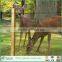 Plastic deer enclosure mesh netting