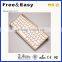 High puality new mini aluminum bluetooth Spain keyboard and mouse combo