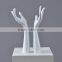 new design frp female jewelry ring stand mannequin hand for display