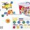 215PCS 50MODELS Plastic lovely Building Blocks Toy for kids block toy