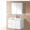 Espresso Modern Bathroom Cabinet high gloss white finish bathroom vanities with mirror