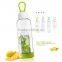 2014 hot new plastic fruit infuser water bottle portable